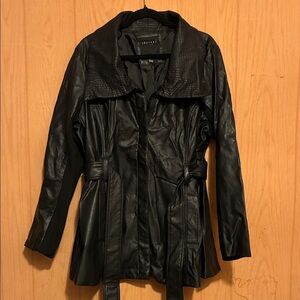 Therapy Black Leather Jacket